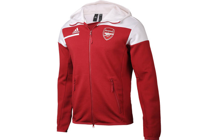 Adidas Adidas Arsenal Jackets Men's Red White Hooded Moderate Instructor