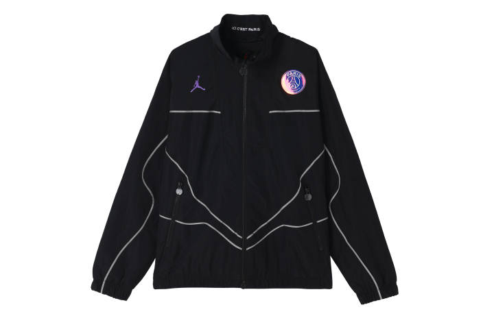 Jordan Jordan PSG Jackets Men's Black Stand Collar Moderate Other