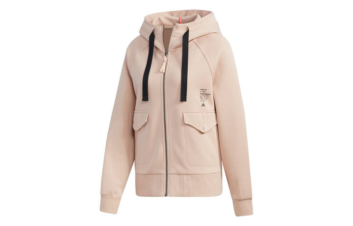 Adidas Adidas Jackets Women's Pearl Powder Hooded Moderate Other