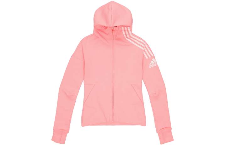 Adidas Adidas Jackets Women's Pink Hooded Moderate Other