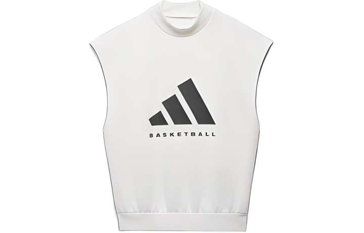 Adidas Adidas T Shirts Unisex White Half Turtleneck Moderate