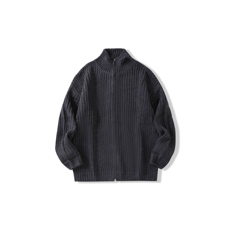 I’m David I'm David Knitwear Unisex Half Turtleneck Moderate Cardigan