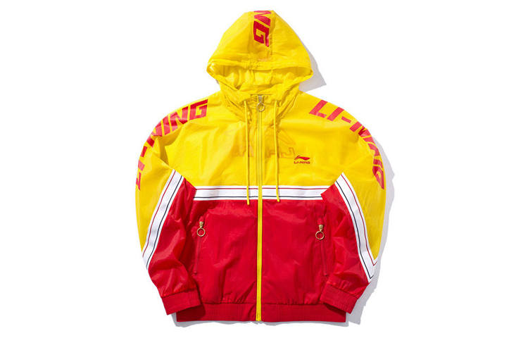 Li-Ning Li Ning Sports Fashion Collection Jackets Unisex Red Hooded Moderate Other