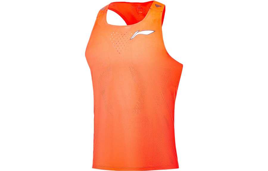 Li-Ning Li Ning Running Collection Running Tank Top Men's Neon Vibrant Orange
