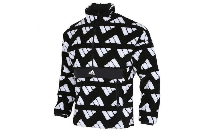 Adidas Adidas Jackets Men's Black Stand Collar Moderate