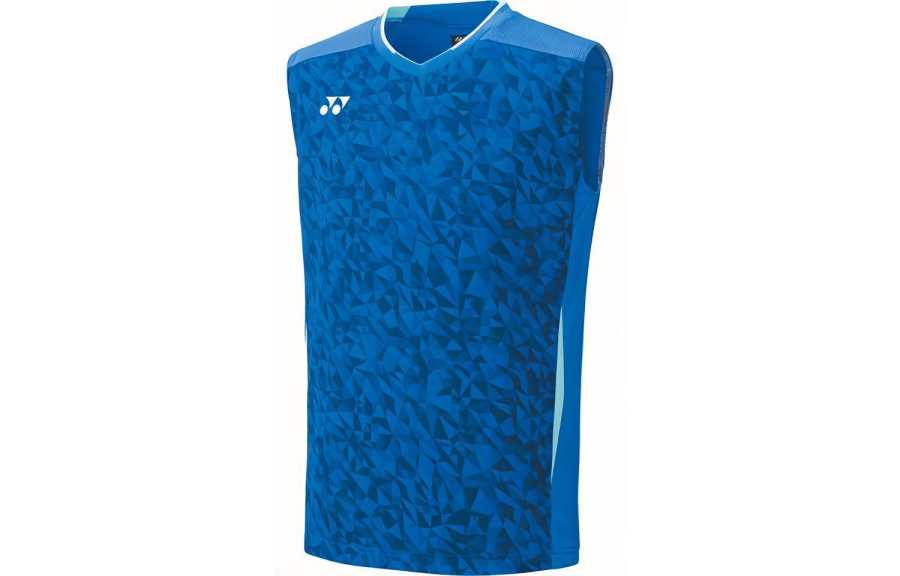 YONEX Tank Tops Men's Blue Crew Neck Moderate Other