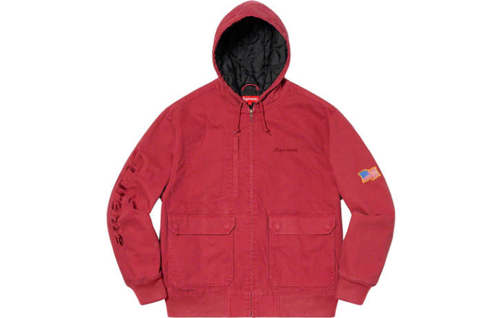 Supreme Supreme Canvas Hooded Work Jacket
