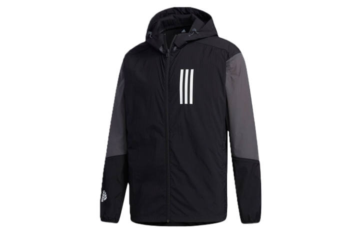 Adidas Adidas Jackets Men's Black Hooded Moderate Other