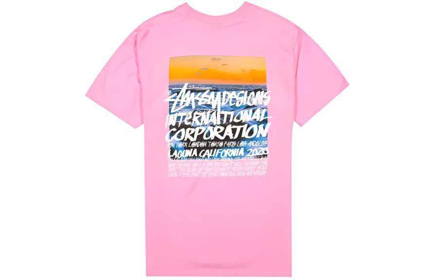 Stussy T Shirts Unisex Crew Neck Moderate