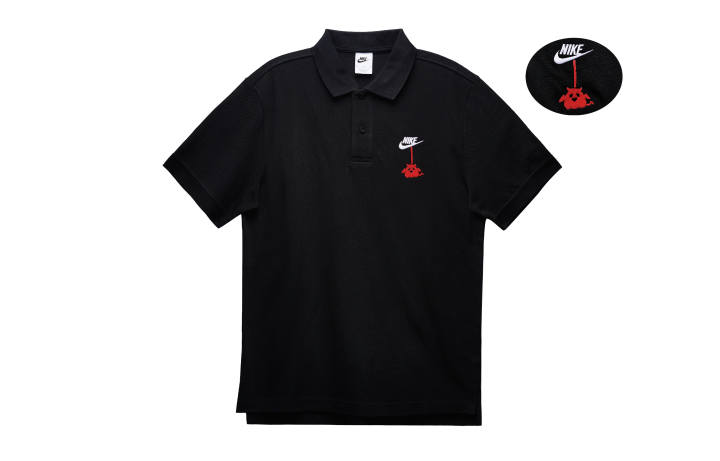 Nike Nike Polo Shirt Men's Black Red