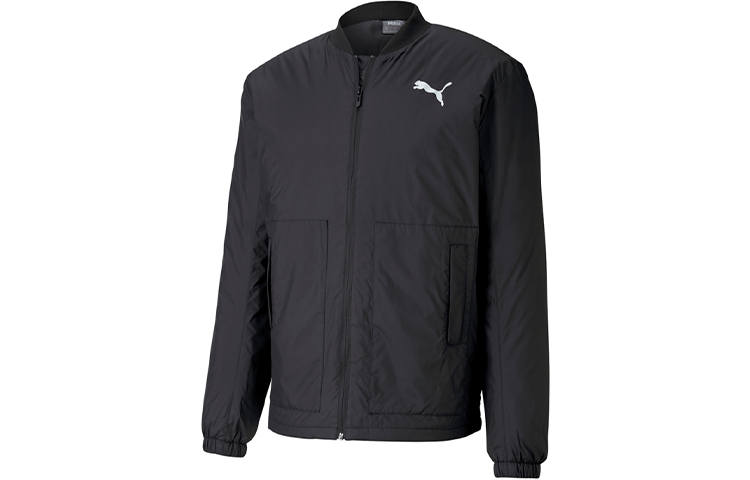 PUMA PUMA Jackets Men's Black Baseball Collar Moderate Other