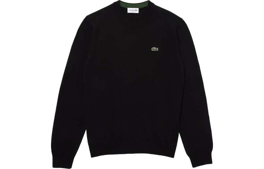 LACOSTE LACOSTE Logo Patch Crewneck Knitted Jumper