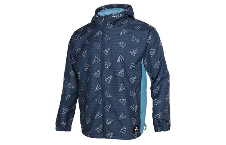 Adidas Adidas Jackets Men's Blue Hooded Moderate Other