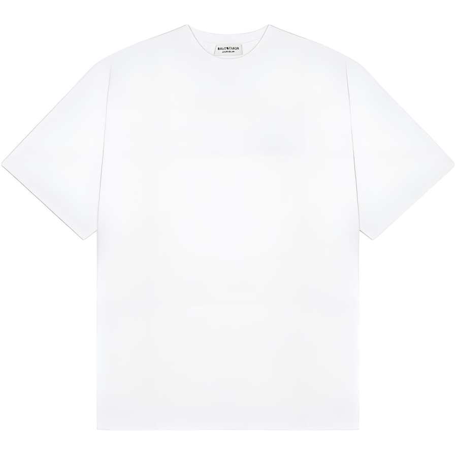 Balenciaga T Shirt Regular Fit Men's White