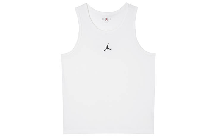 Jordan Jordan Men Embroidery Logo Tank White