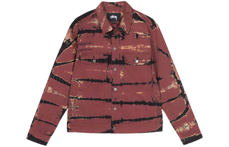 Stussy Jackets Unisex Red Lapel Moderate Other