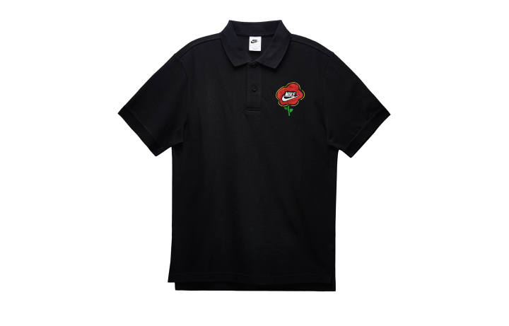 Nike Nike Polo Shirts Men's Black Polo Collar Moderate Straight Fit