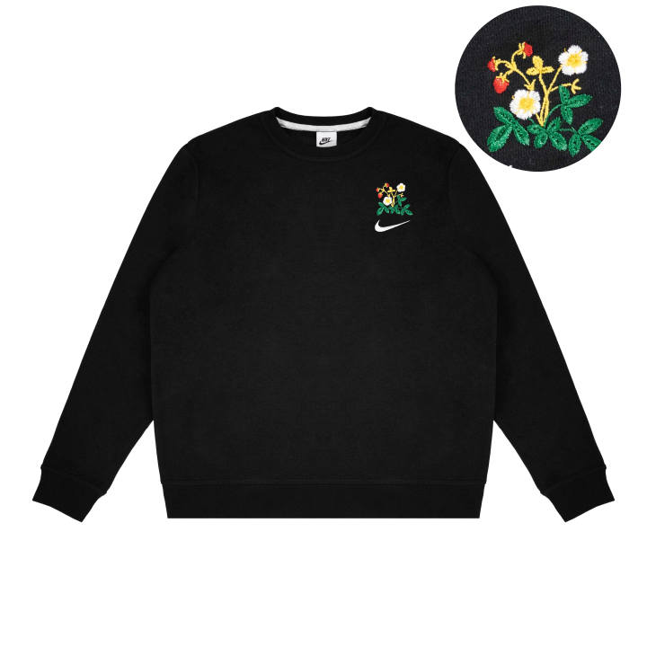 Nike Nike Sweatshirts Unisex Black Crew Neck Moderate Regular