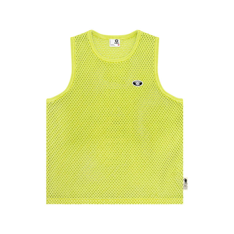 Aape SS24 Tank Top Men's Yellow Green
