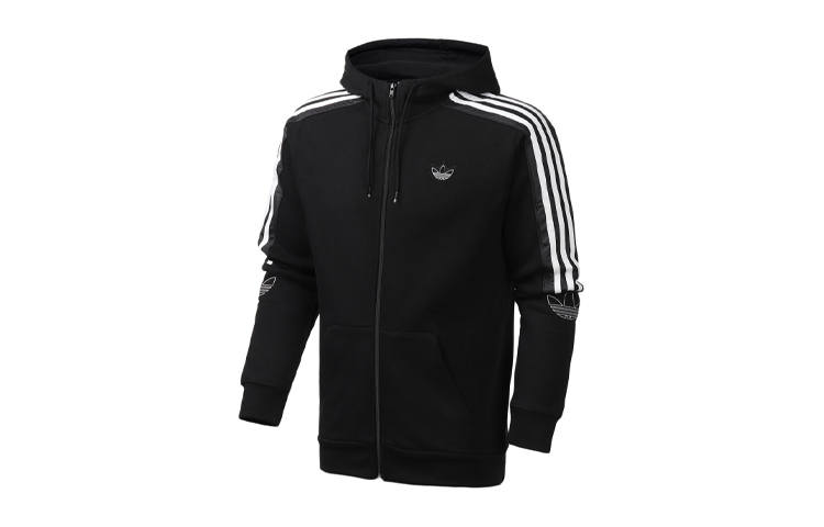 Adidas Originals Jackets Men's Black Hooded Moderate Other