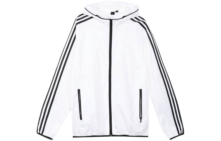 Adidas Adidas Jackets Men's White Hooded Moderate Other