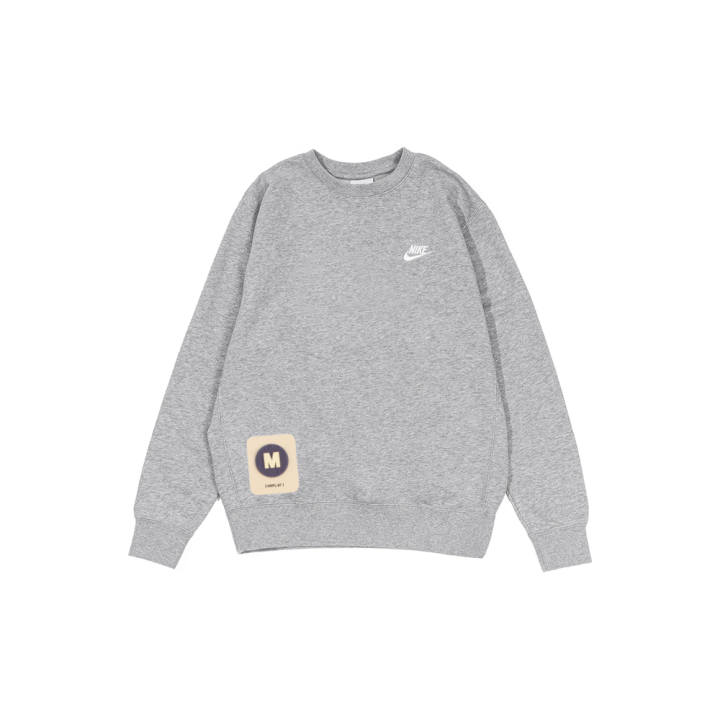 Nike Nike Sweatshirts Men's Gray Crew Neck Moderate Other
