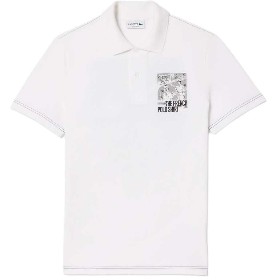 LACOSTE LACOSTE Movement Graphic print Polo Shirt