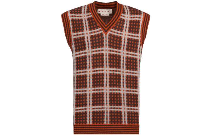 MARNI MARNI Sweaters Men's Red V Neck Moderate Other