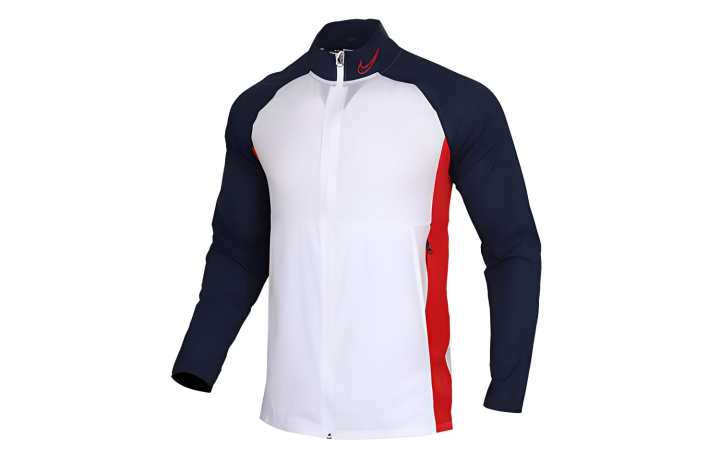 Nike Nike Jackets Men's Blue White Stand Collar Moderate Other