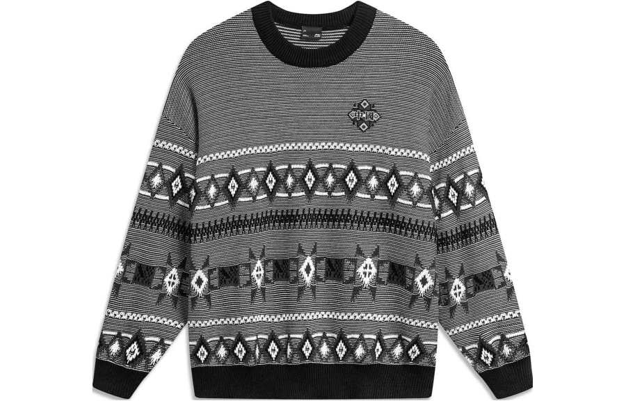 Li-Ning Li Ning Sports Trendy Collection Sweater Men's Black