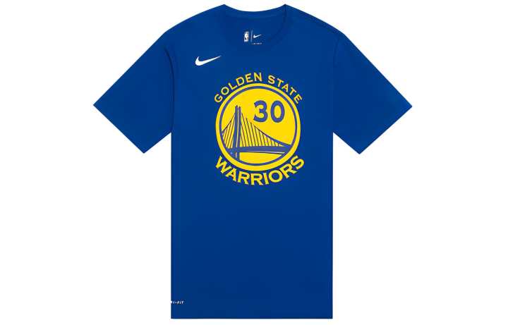 Nike Nike T Shirts Men's Blue Crew Neck Moderate Straight Fit