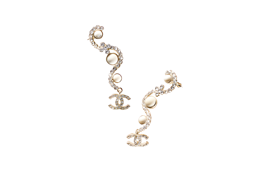 CHANEL CHANEL Earrings Women's Silver