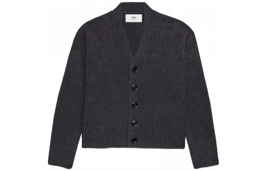 AMIPARIS Ami Paris Long Sleeved Buttoned Cardigan