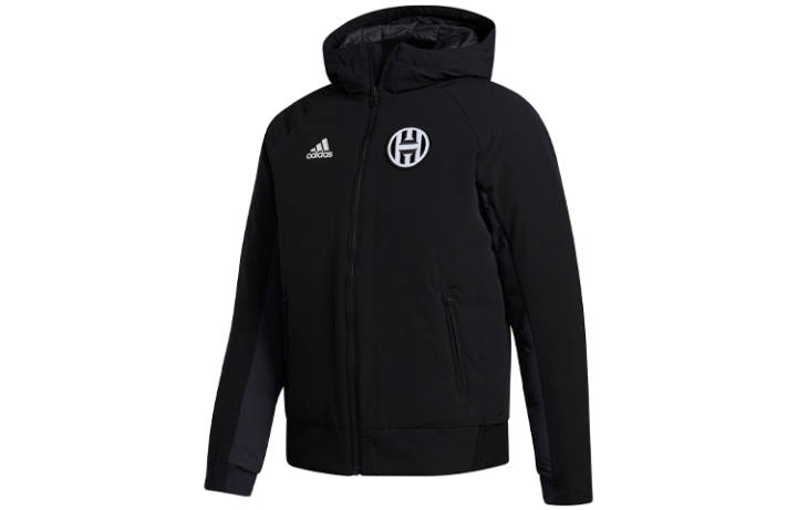 Adidas Adidas Jackets Men's Black Hooded Thickened Workwear