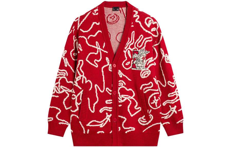 Li-Ning Li Ning CNY Knitwear Unisex Agate Red Full