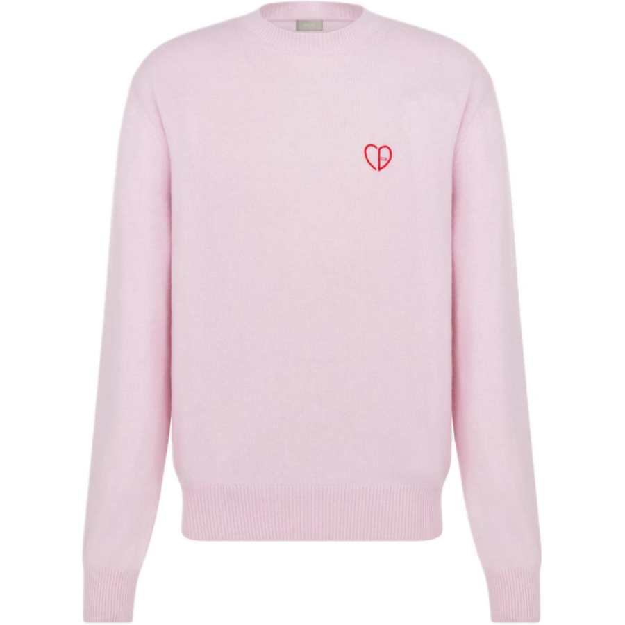 DIOR DIOR FW24 Cashmere Sweater Men's Pink