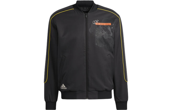 Adidas Adidas Jackets Men's Black Baseball Collar Moderate Other