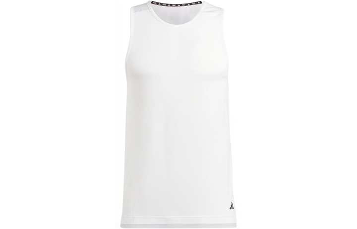 Adidas Adidas Tank Tops Men's White Crew Neck Moderate Other
