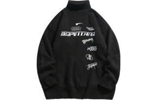 MEIPIN TANG Knitwear Unisex Turtleneck Thickened And Fleece Lined Base Layer