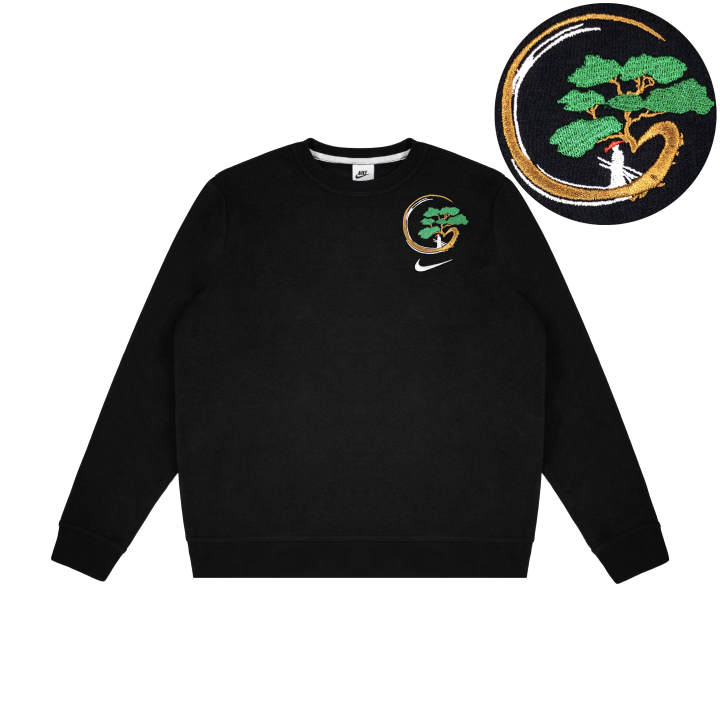 Nike Nike Sweatshirts Unisex Black Crew Neck Moderate Regular