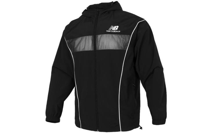 New Balance New Balance Jackets Men's Black Hooded Moderate Other