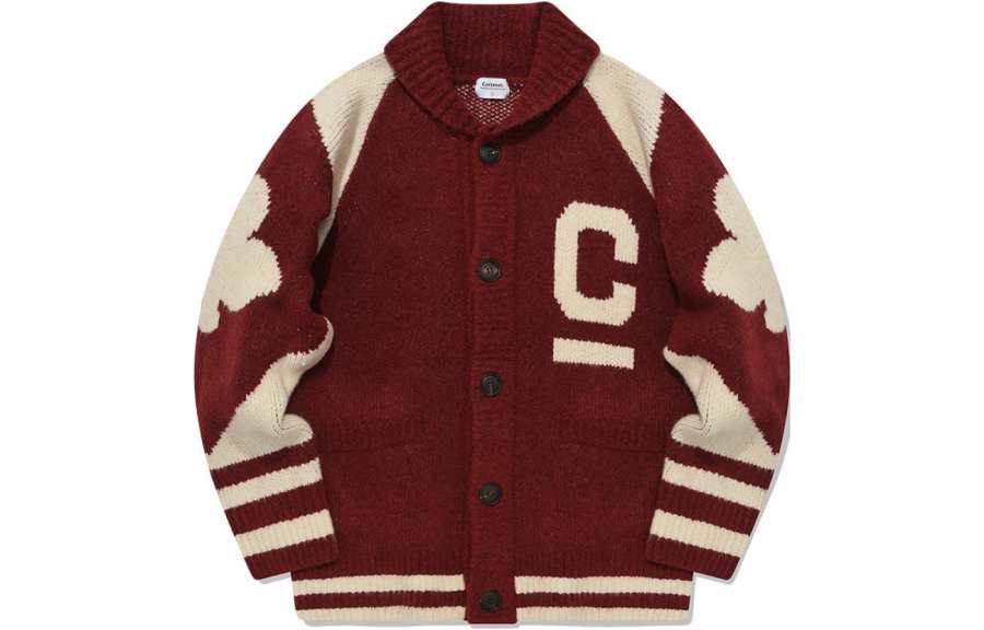 COVERNAT Knitwear Unisex Red Lapel Moderate Other