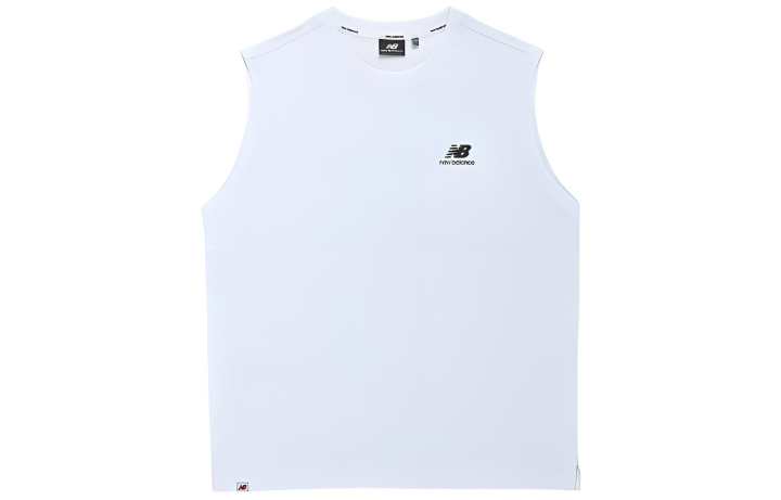 New Balance New Balance Tank Tops Men's White Crew Neck Moderate Other