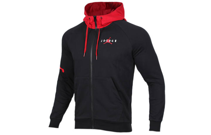 Jordan Jordan Jackets Men's Black Hooded Moderate Other