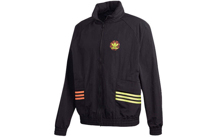 Adidas Originals Jackets Men's Black Crew Neck Moderate Other