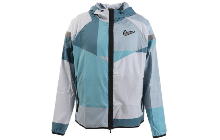 Nike Nike Jackets Men's Thunderstorm Blue Hooded Moderate Other