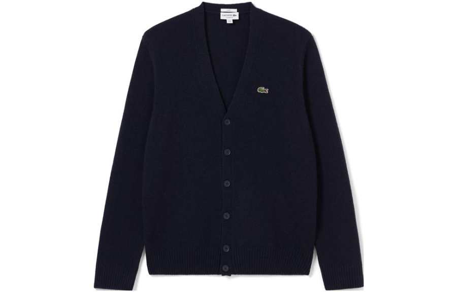 LACOSTE LACOSTE Cashmere Sweater Unisex Navy Blue