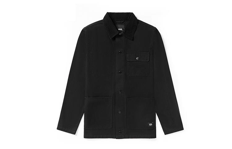 Vans Vans Jackets Men's Black Lapel Moderate Workwear