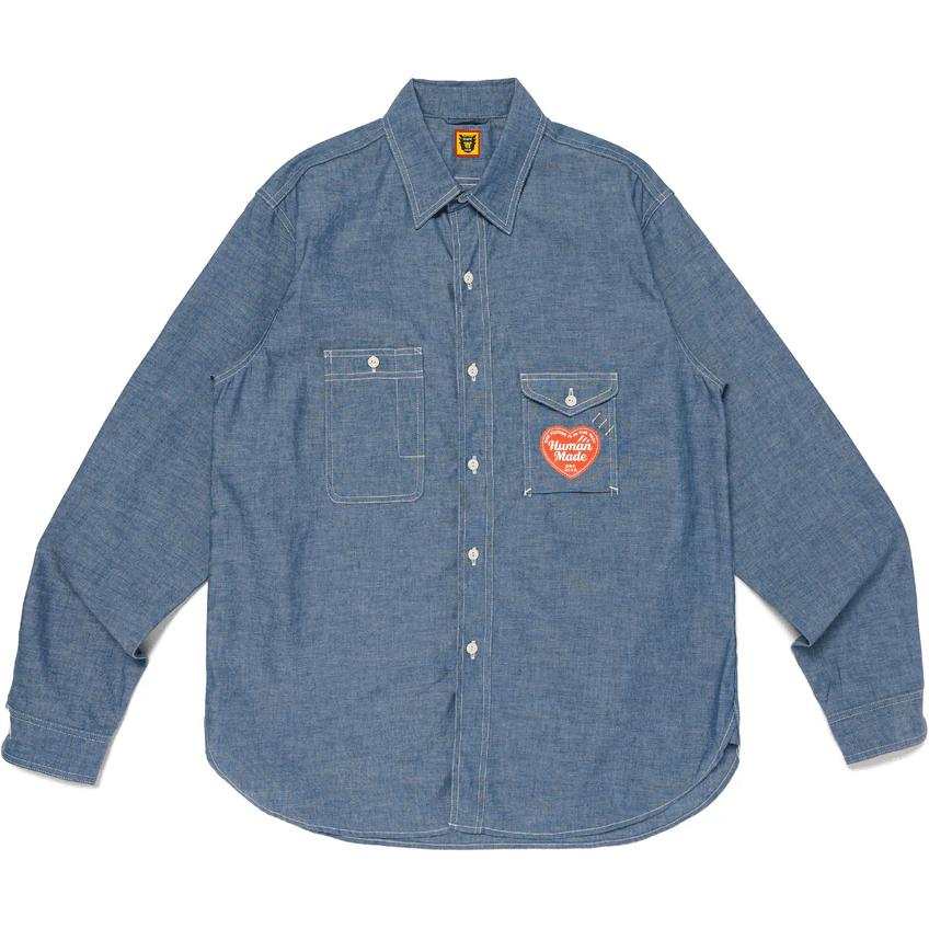 HUMAN MADE HUMAN MADE Shirts Unisex Pointed Collar Moderate Other