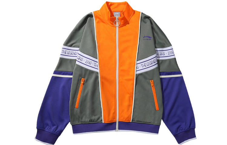 Li-Ning Li Ning Sports Fashion Collection Jackets Men's Multicolor Stand Collar Moderate Other